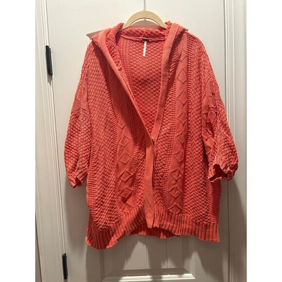 Free People Hooded Knitted Cardigan/Sweater - Picture 1 of 7